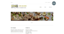 Desktop Screenshot of eatingnewcreations.com